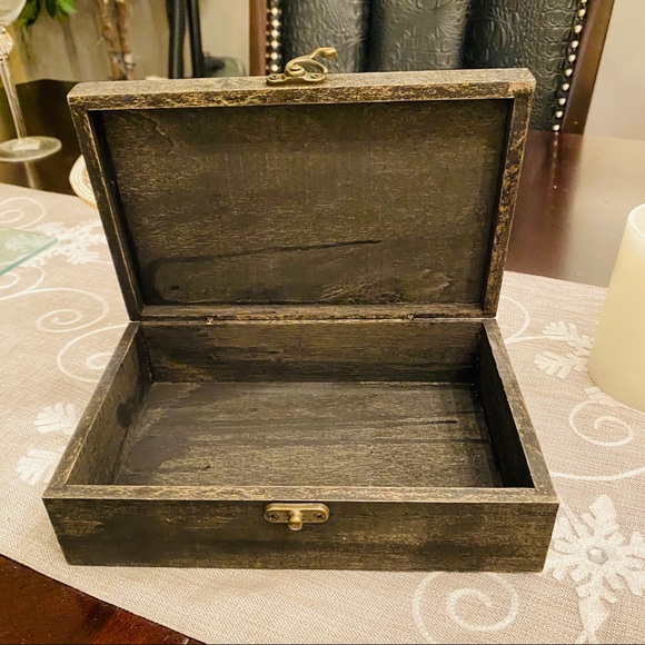 Inspirational Wood Treasure Jewelry Storage Box - Picture 3 of 8